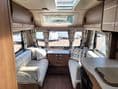 * SALE AGREED * ELDDIS AFFINITY 550 2017 SINGLE AXLE 4 BERTH - FIXED ISLAND BED, AL-KO ATC