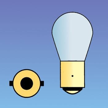 12v 10w bulb single contact 15mm - internal spotlight