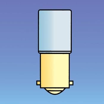 12v 4w bulb single contact 9mm base - number plate