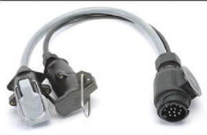 13 pin plug to 7N & S coupler