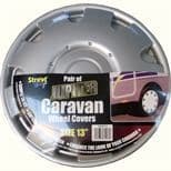 14" Wheel trim pair - silver