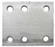 4" 6 Hole drop plate