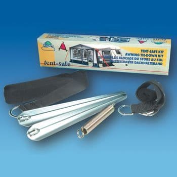Awning tie down kit