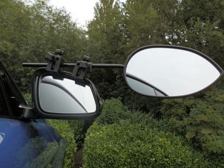Milenco towing mirrors flat - pair with case