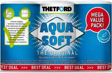 Thetford Aqua Soft Toilet Roll 6 Pack