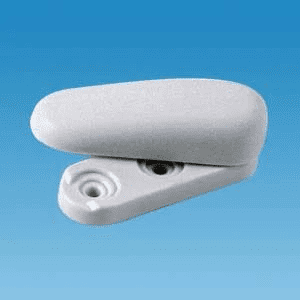 Turn button and plate white