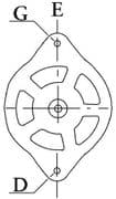 Alternator Fits Massey Fergusion 375 390 390T 393