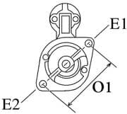 Starter Motor fits Bukh Marine  DV10 DV20 DV24 DV29 DV36
