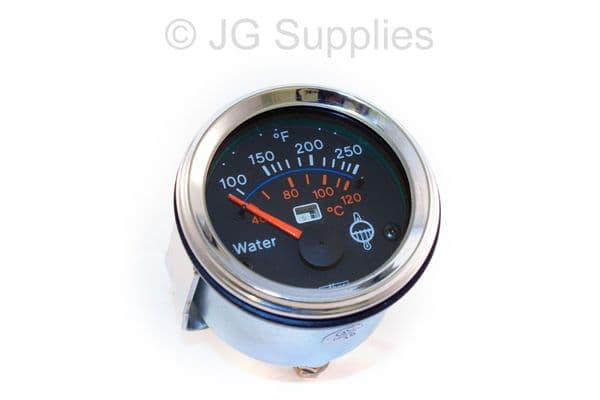 Water temperature gauge chrome bezel 52mm smart 12v