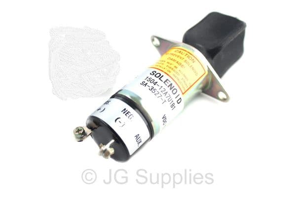 Yanmar Engine Stop Shut Off Solenoid Replaces 129470-67320 1504-12A7U1B1 SA-3527-T SA-3527T