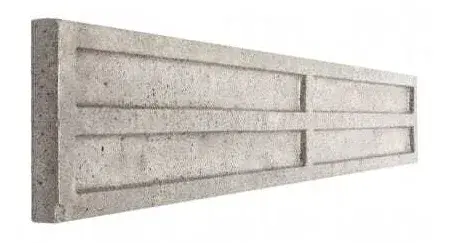 12" Recessed Concrete Gravel Board 1830x305x45mm