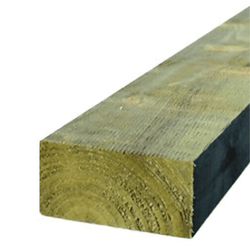 195mm X 95mm (8"x4") 30 Year Long life Radiata Pine Green Treated Sleeper 2400mm