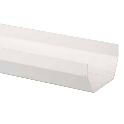 Square Line Gutter Extensions 4m Gutter - Square Line AGS4W
