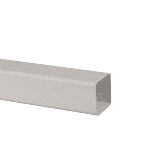 68mm White Square Downpipe