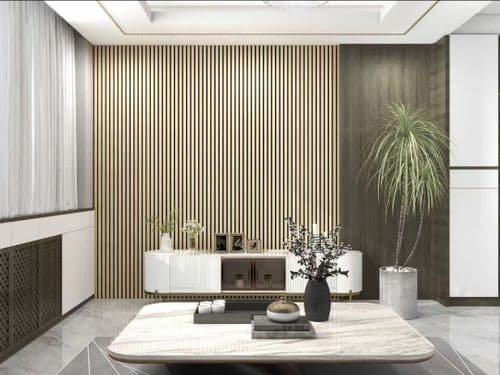 Acoustic Wall Panel - Capalta Oak 2400mm x 600mm x 21mm