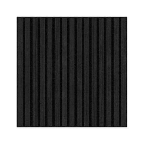 Acoustic Wall Panel - Jet Black Oak 2400mm x 600mm x 21mm