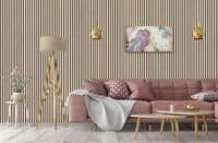 Acoustic Wall Panel - Light Oak 2400mm x 600mm x 21mm