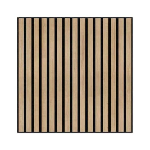Acoustic Wall Panel - Light Oak 2400mm x 600mm x 21mm