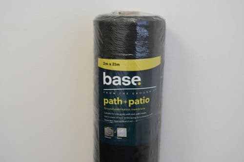 BASE Path & Patio Woven Weed Control & Stabilising Fabric 2m x 25m (Folded)
