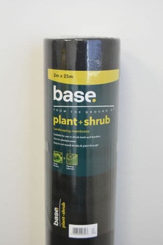 BASE Plant & Shrub Weed Control Membrane - 2m x 25m (Folded)