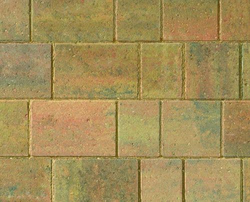 Brett Beta Trio 60mm Autumn Gold Blockpaving Mixed Pack (8.94M2 Per Pack)