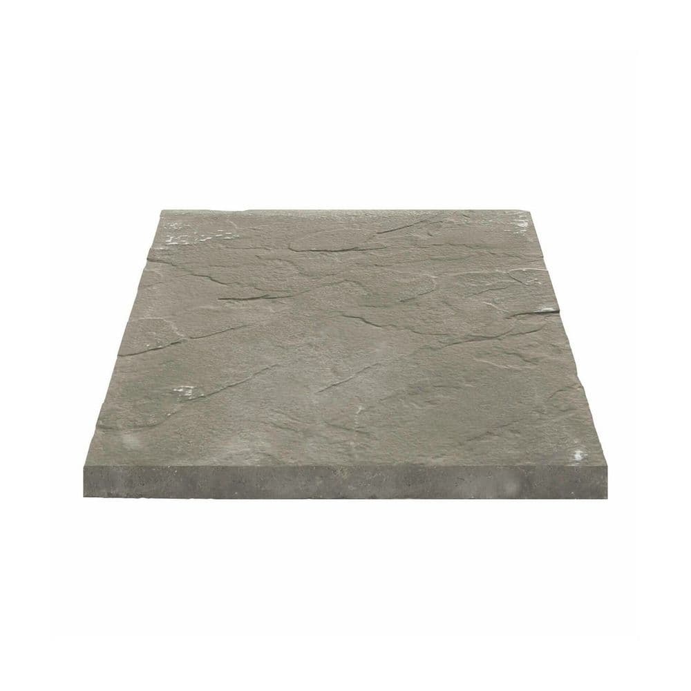 Brett Broadway Economy Riven Charcoal Concrete Paving Slabs 450 x 450 x ...