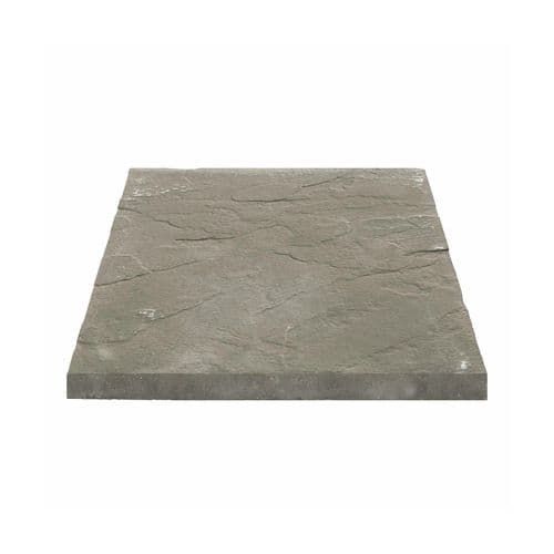 Brett Broadway Economy Riven Charcoal Concrete Paving Slabs 600 x 600 x 32mm