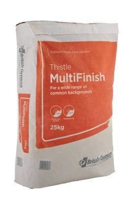 British Gypsum Thistle Multifinish Plaster 25KG (56)