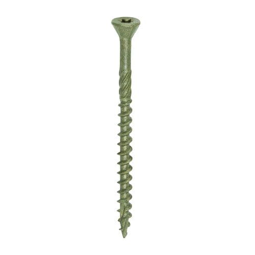 C2 Decking Screw - Countersunk with Ribs - Twin-Cut - Green 4.5 x 65