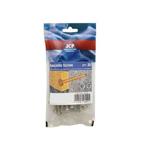 Concrete Screws ZYP - 7.5 x 60mm - (Bag of 20) (JB8700)