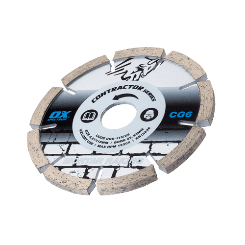 Contractor Diamond Blade – Mortar Raking – 115/22.23mm (CG6-115/22)