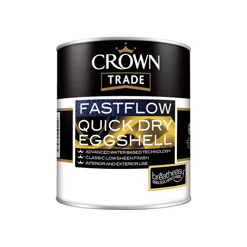 Crown Trade Fastflow Quick Dry Eggshell White