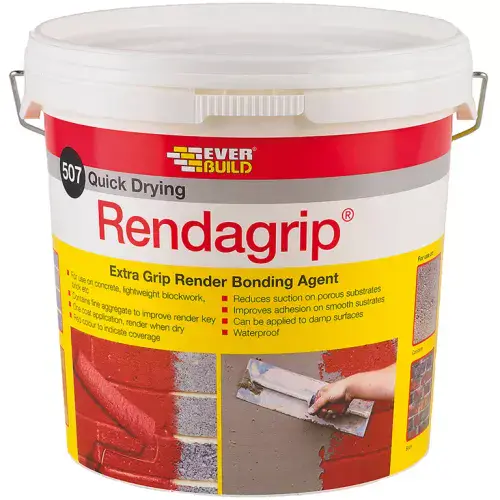 EVERBUILD 507 RENDAGRIP 10LTR RED GRIT
