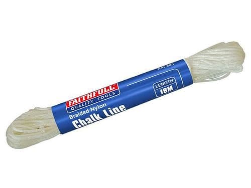 Faithfull Braided Nylon Chalk Line 18M