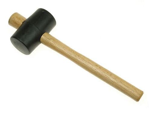 Faithfull Rubber Mallet Black 28oz (794g)