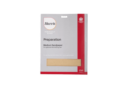 Harris Seriously Good Sandpaper Medium (4 Pack)