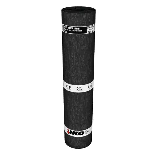 IKO TGX TORCH ON CAP SHEET FELT BLACK MINERAL 8mtr x1mtr ROLL