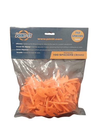 Joint-It Tile Spacers 3mm (100 Per Bag)