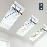 Keylite Centre Pivot Roof Window White Finish Hi-Therm glass 780x980mm