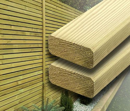 Landscape/screening Batten easi edge smooth finish 25mm x 50mm x 3900mm Green pressure treated UC3