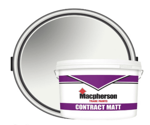 Macpherson Contract Matt Brilliant White 10 Ltr