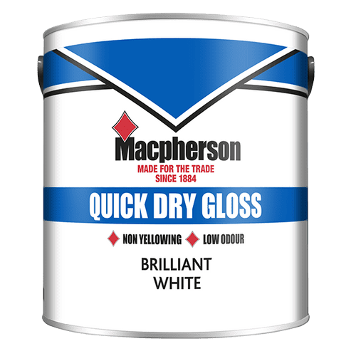 Macpherson Quick Dry Gloss Brilliant White 1 Ltr