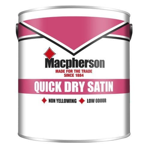 Macpherson Quick Dry Satin Brilliant White 1 Ltr