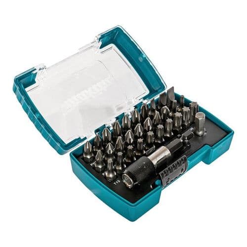Makita 32 Piece Screwdriver Drill Bit Set Quick Release Magnetic Holder (D-74762)