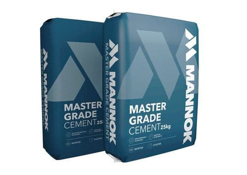Mannok Master Grade Cement 25KG (60) Plastic Bagged