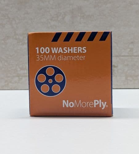 NoMorePly 35mm CSK Stainless Steel Washers box of 100