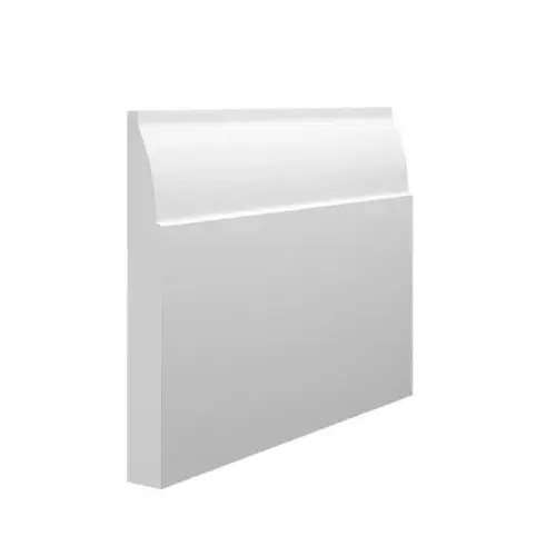 Ovolo/ Chamfered  MDF Skirting 144mm x 18mm @ 4400mm Dual pattern
