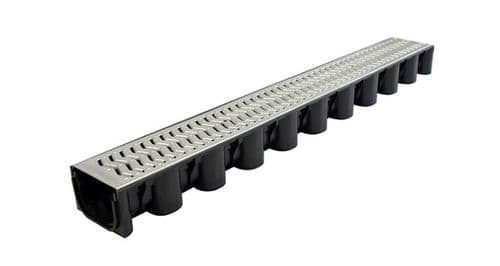 Polyflow A15 Drainage Channel Galvanised Top
