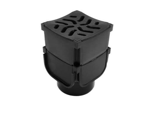 Polyflow A15 Slot Quad Box Black Plastic