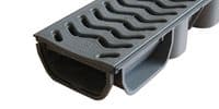 Polyflow Low Flow Channel Drain [50mm] Grey Plastic Top